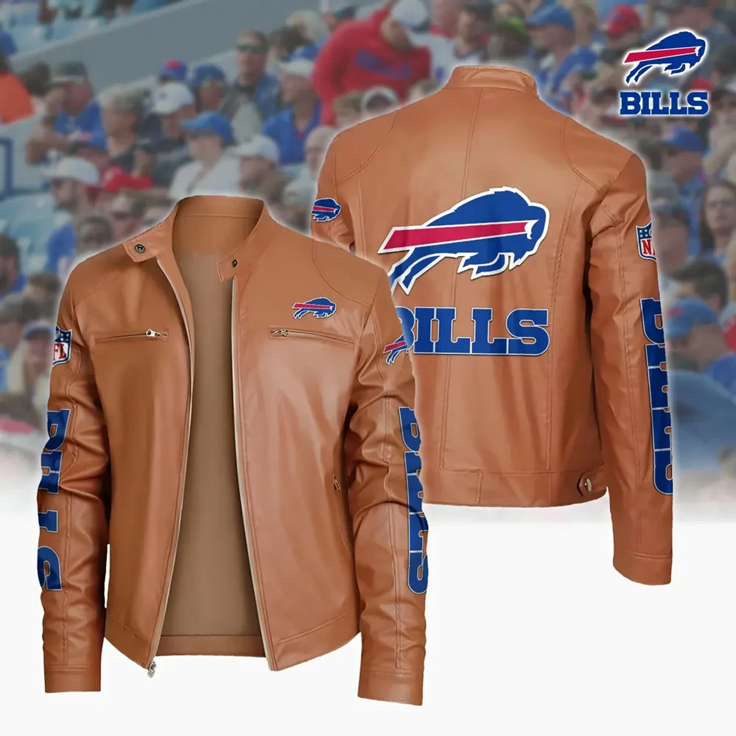 BUF x NFL Sport Leather Jacket DATND TANTD