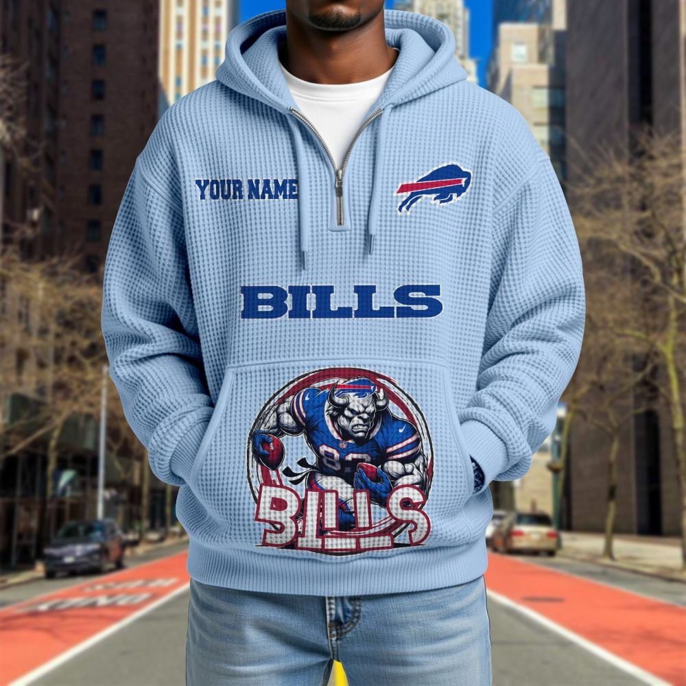 BUF x NFL Waffle Hoodie DATND TANTD
