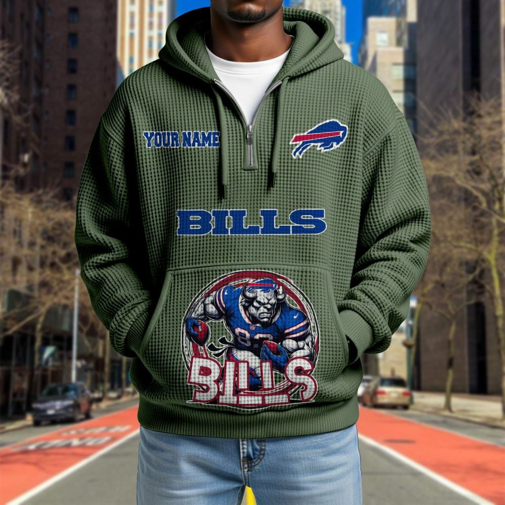 BUF x NFL Waffle Hoodie DATND TANTD