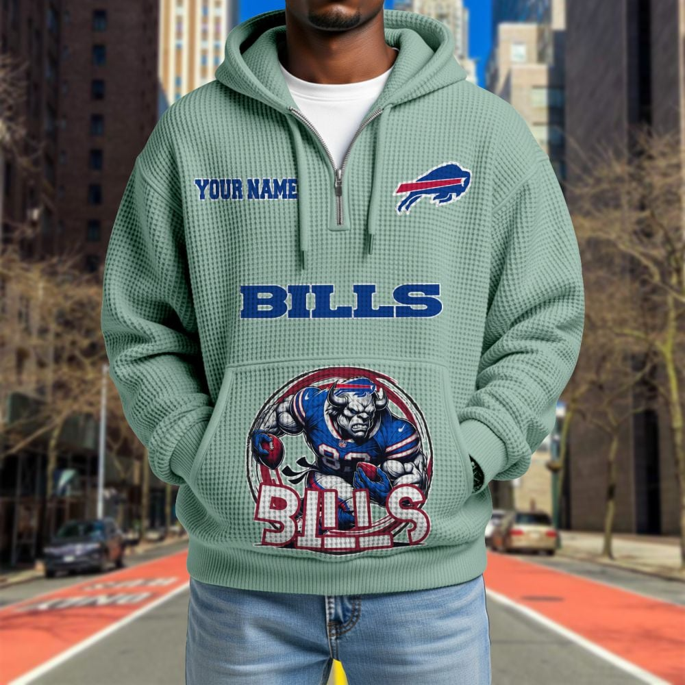 BUF x NFL Waffle Hoodie DATND TANTD