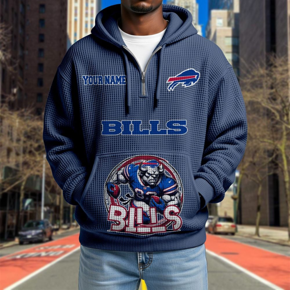 BUF x NFL Waffle Hoodie DATND TANTD