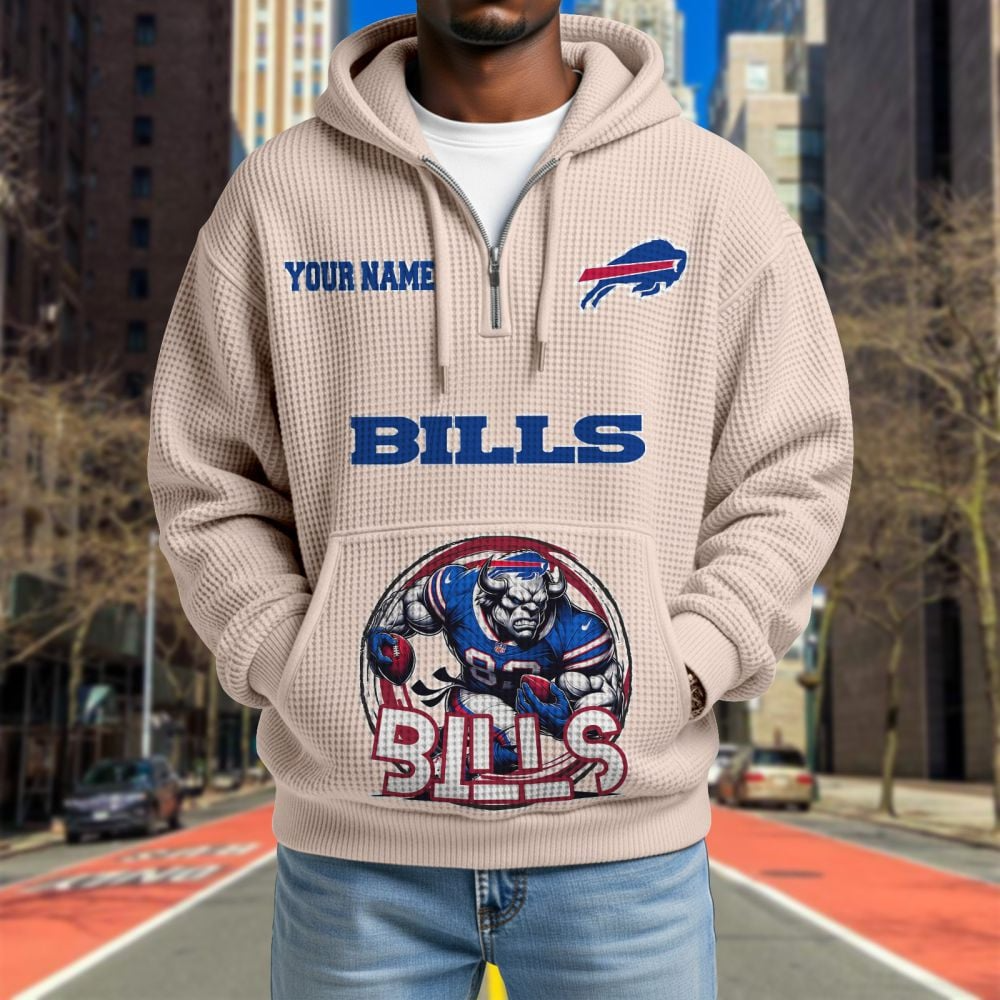 BUF x NFL Waffle Hoodie DATND TANTD