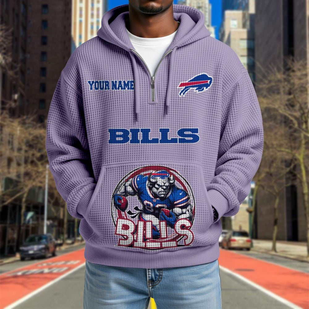 BUF x NFL Waffle Hoodie DATND TANTD