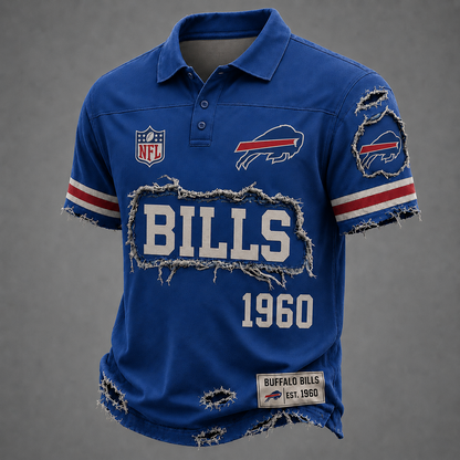BUF x NFL LUXURY V-Neck T-Shirt 3005 DatND DVT