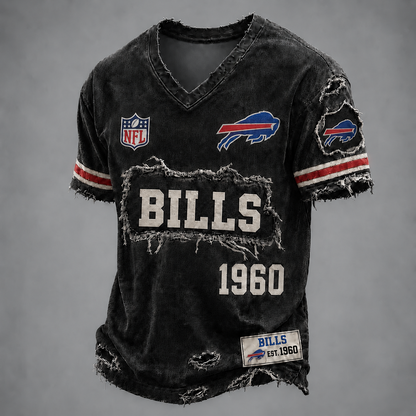 BUF x NFL LUXURY V-Neck T-Shirt 3005 DatND DVT