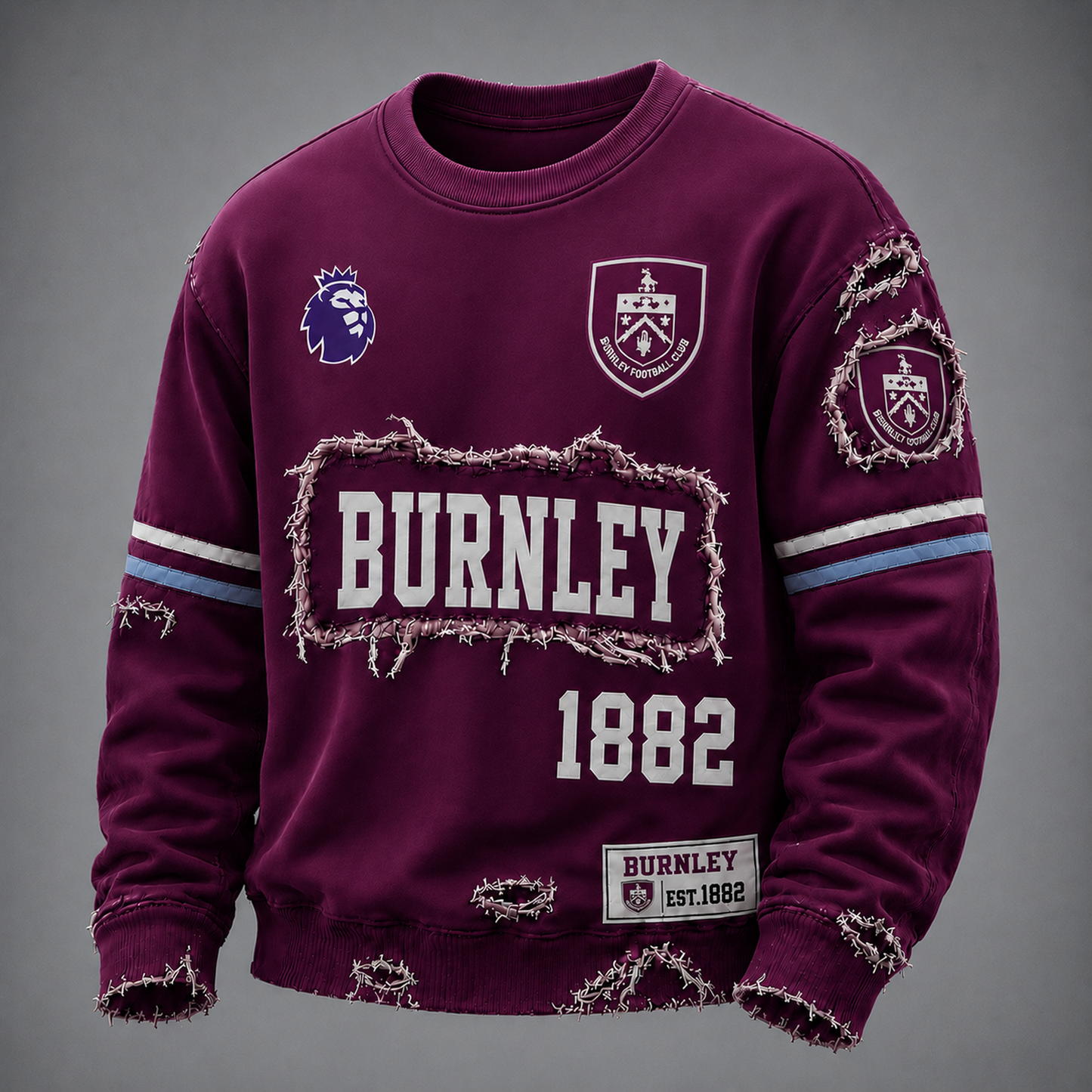 BUR x EPL Distressed Premium Sweatshirt 0806 DatND DVT