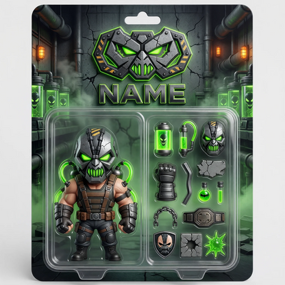 Custom Superhero Action Figure Plaque, Personalized Fan Photo Plaque, Custom Comic Hero Collectible Gift, Personalized Action Figure Display for Fans BQH
