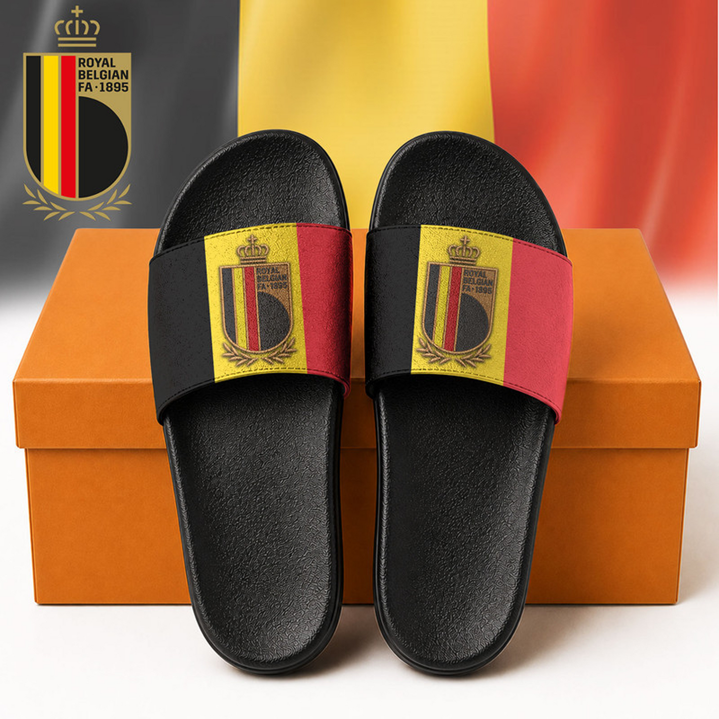 Belgium Premium WC26 National Team Slide Slippers 0406 DatND DVT