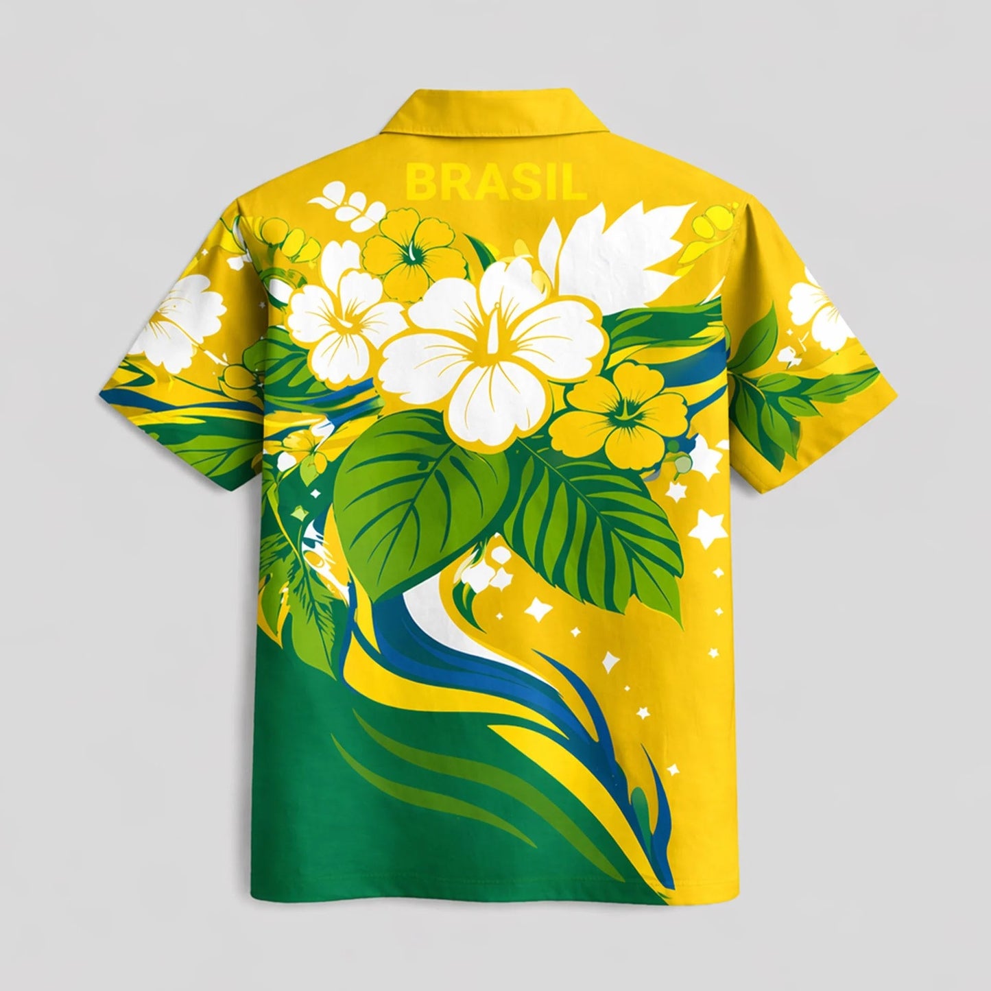 Brazil World Cup 2026 Floral Hawaiian Shirt PVT02 DATND LBN 90526