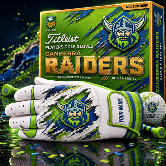 CAN PREMIUM NRL PLAYERS GOLF GLOVE GIFT SET  V2