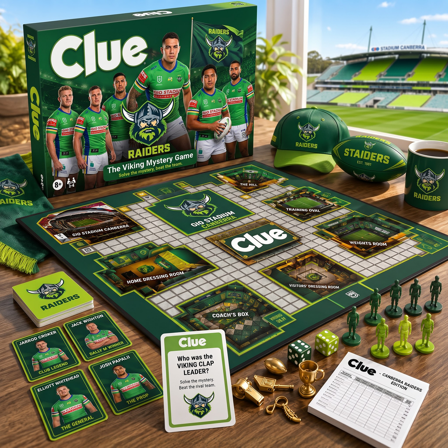 CAN X NRL THE MATCHDAY MYSTERY – PREMIUM COLLECTOR BOARD GAME