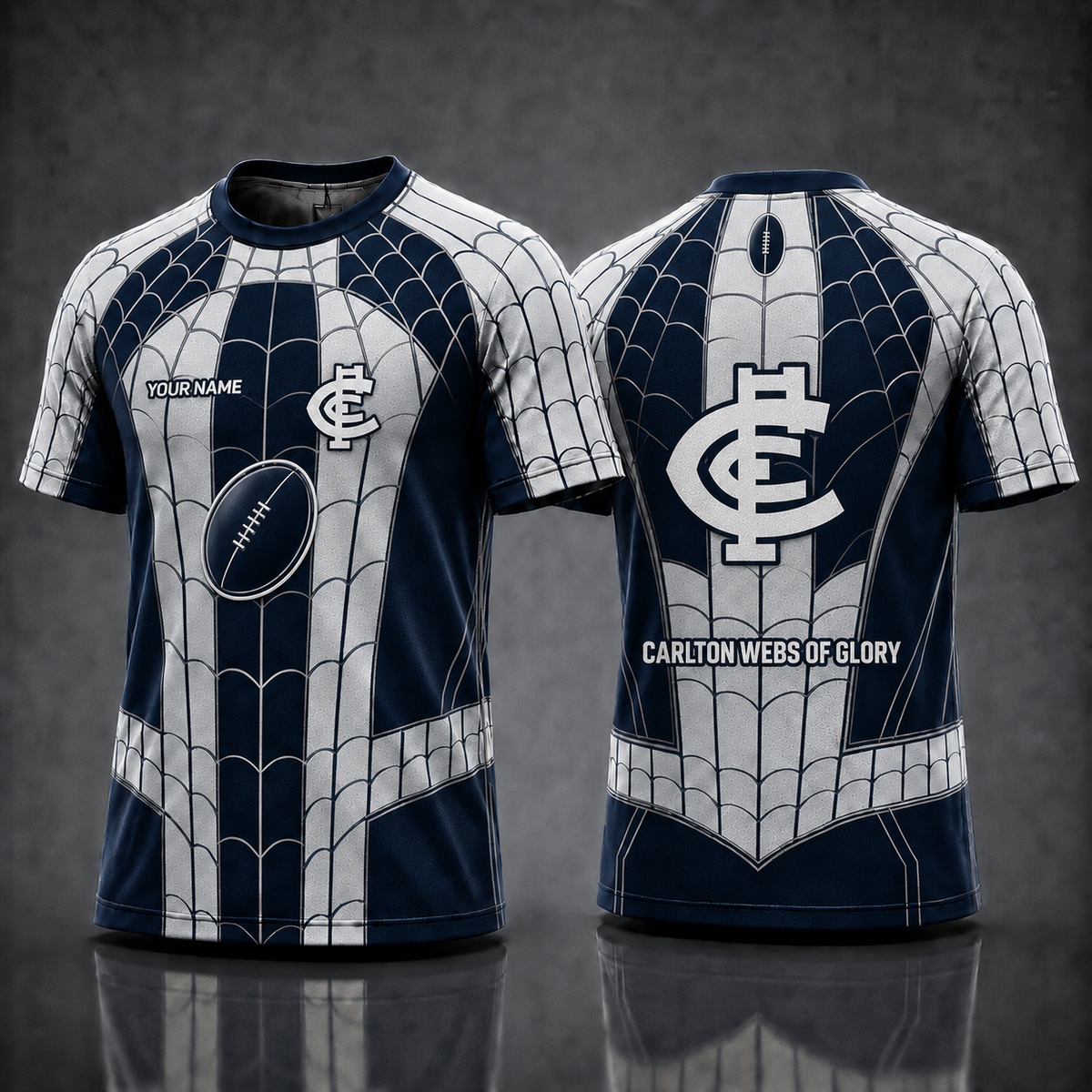 CAR AFL x Spider Personalized T-Shirt – Premium Limited Edition Gift for Football Fans
