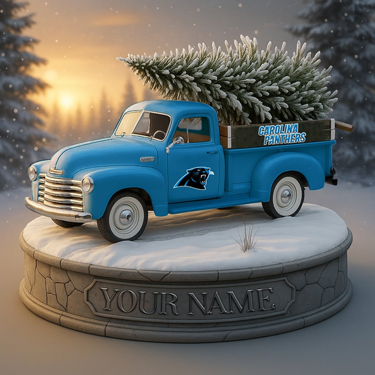 CAR Custom NFL Christmas Acrylic Block Plaque Decor DatND DVT