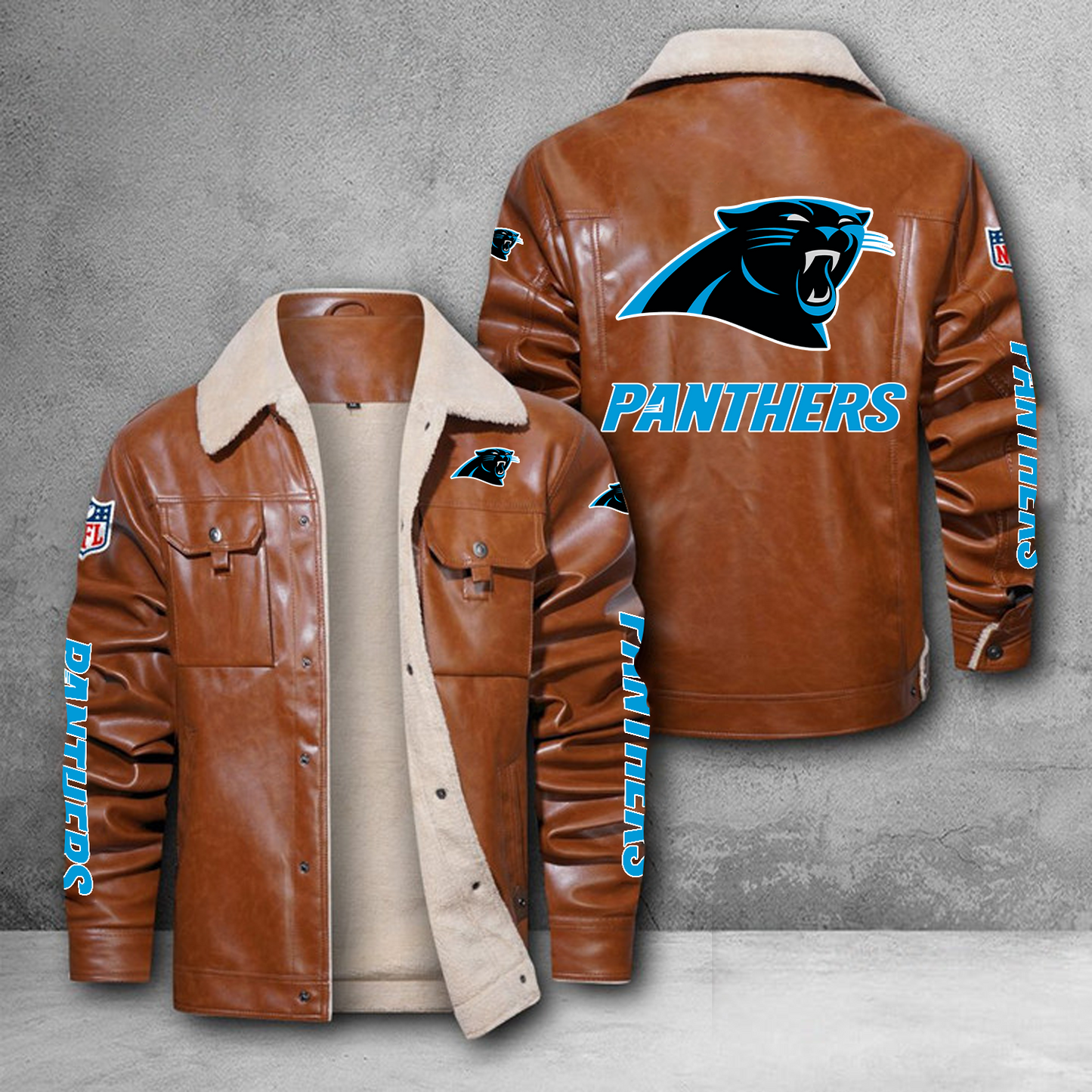 CAR X NFL LEATHER JACKET DATND THUONGNH