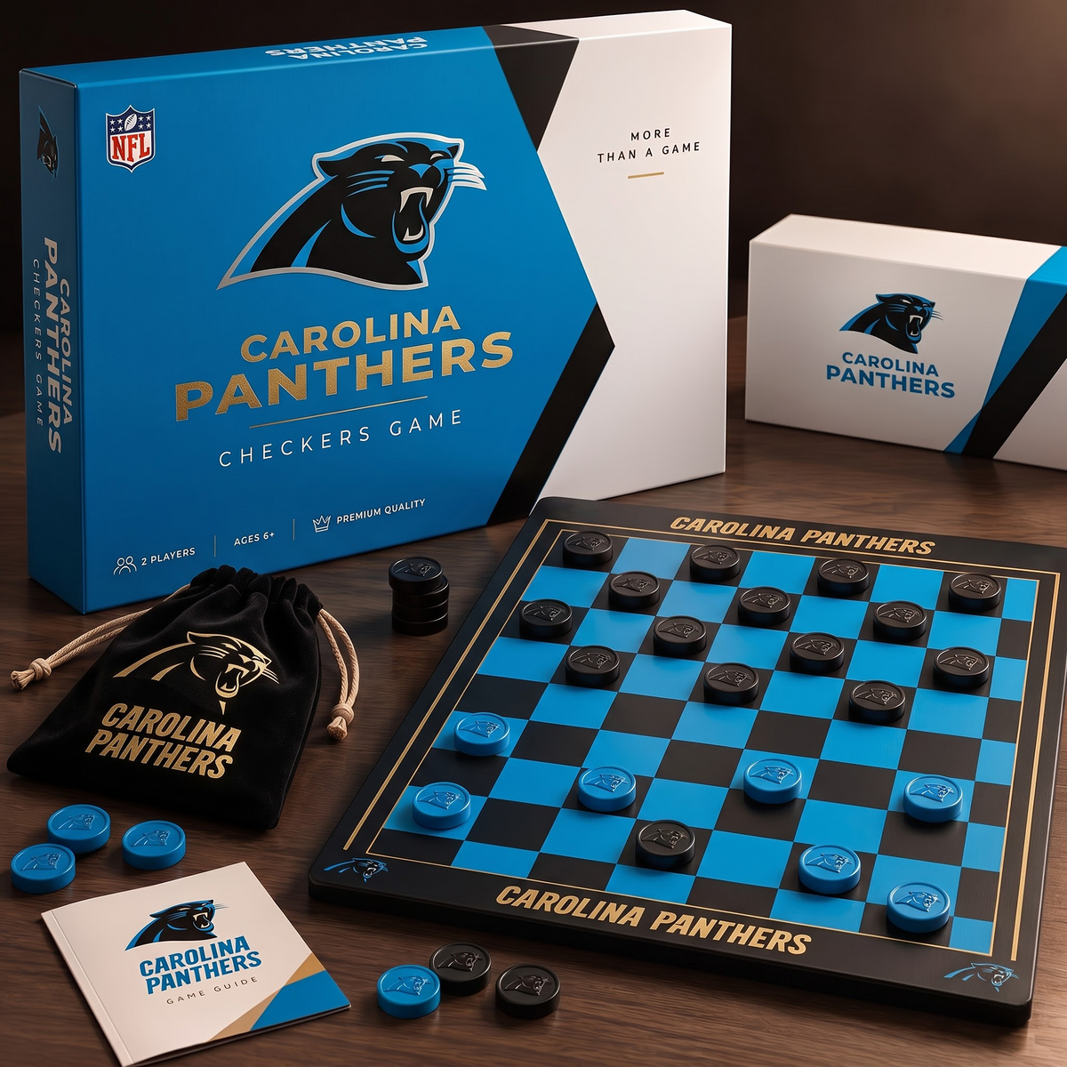 CAR X Premium NFL Sports Legends Classic Checkers Set