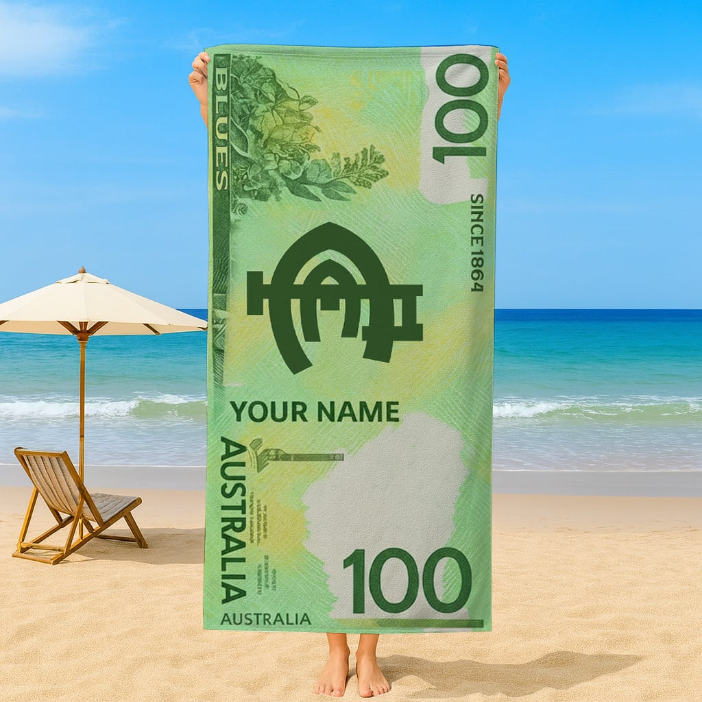 CAR x AFL $100 Personalized Beach Towel Gifts For Fan DDT CTND