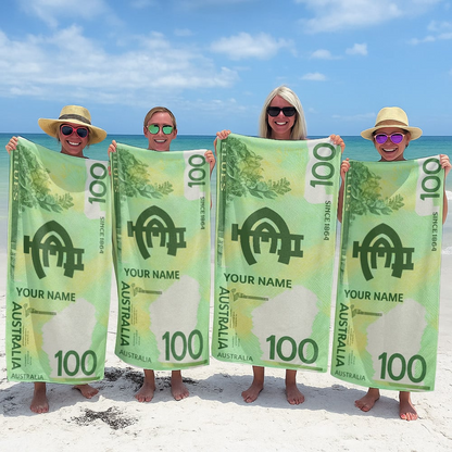 CAR x AFL $100 Personalized Beach Towel Gifts For Fan DDT CTND