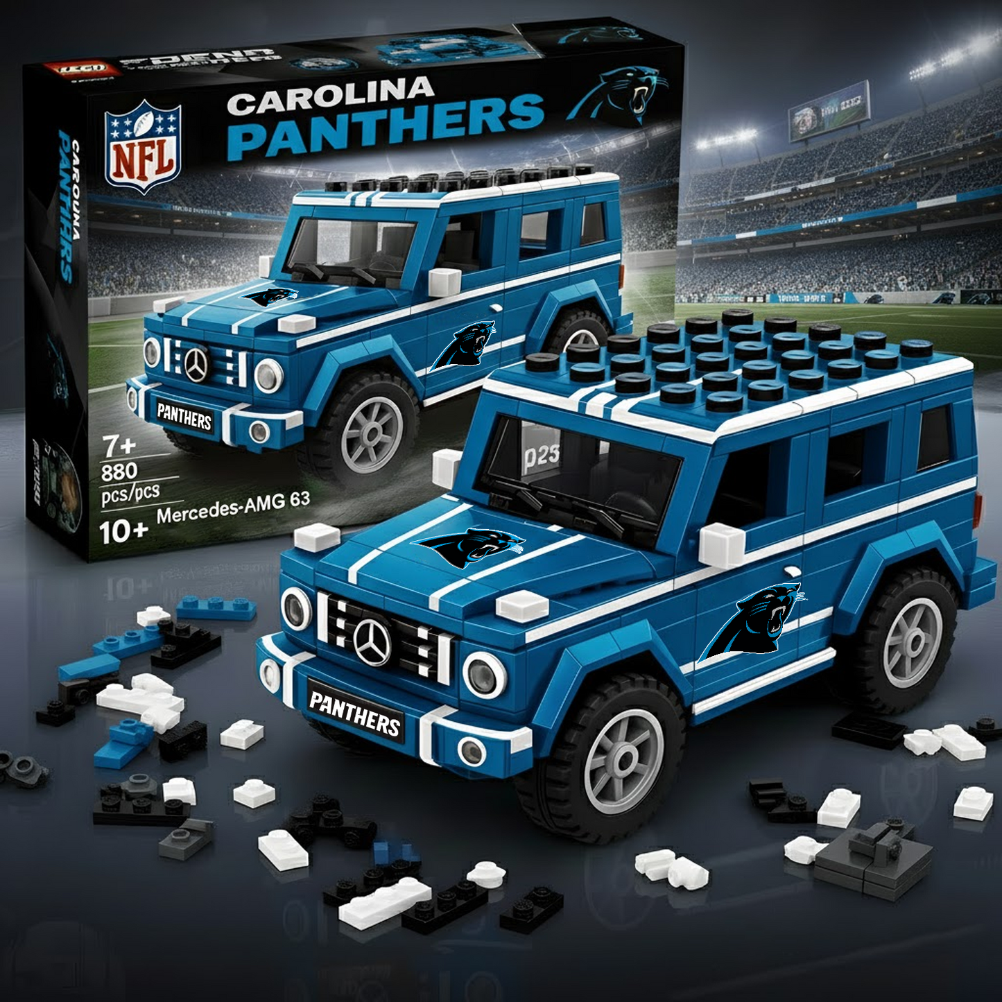 CAR x NFL Building Blocks Offroad SUV DatND DVT