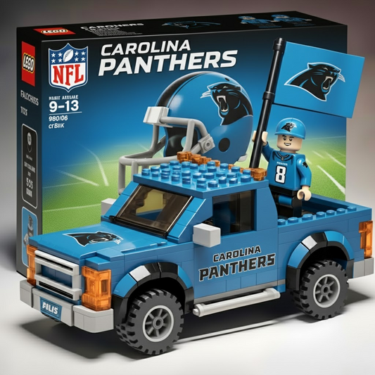 CAR x NFL Building Blocks Truck Toy Set DatND DVT