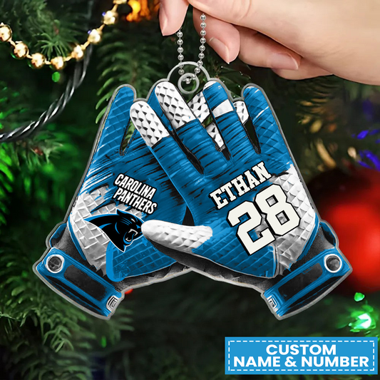 CAR x NFL Customized Christmas Acrylic Ornament DATND TANTD