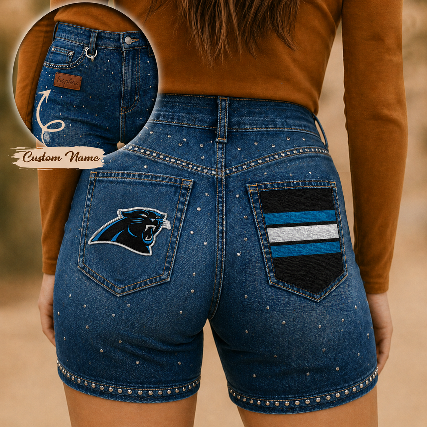CAR x NFL Premium High Waisted Biker Shorts 0905 DatND DVT