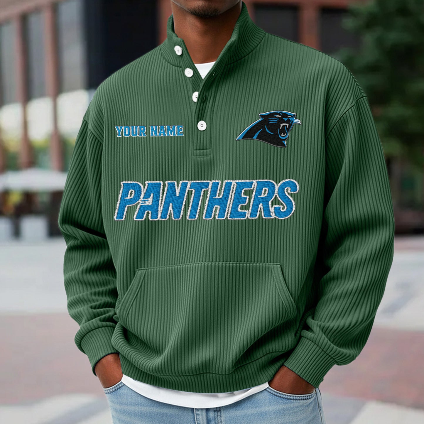 CAR x NFL Waffle High Neck Long Sleeved Sweatshirt DATND TANTD 221125