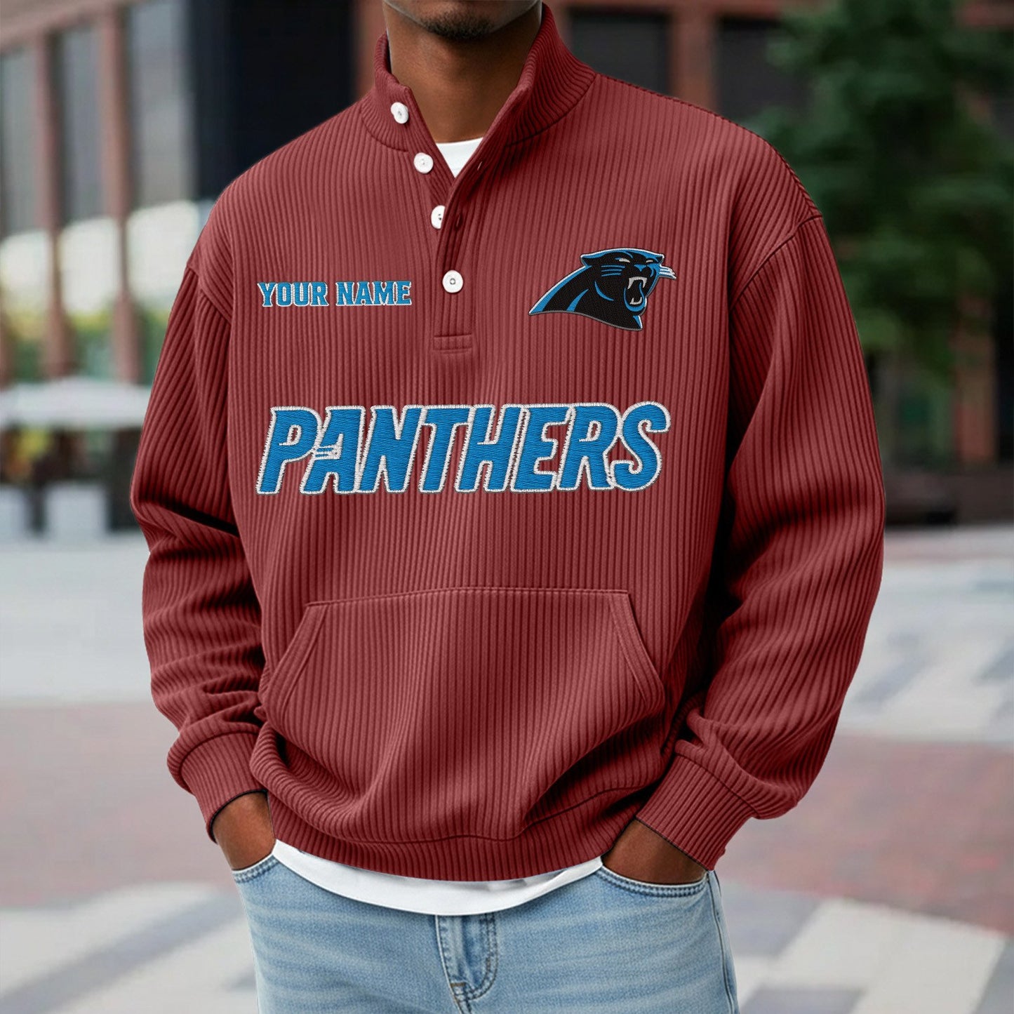 CAR x NFL Waffle High Neck Long Sleeved Sweatshirt DATND TANTD 221125