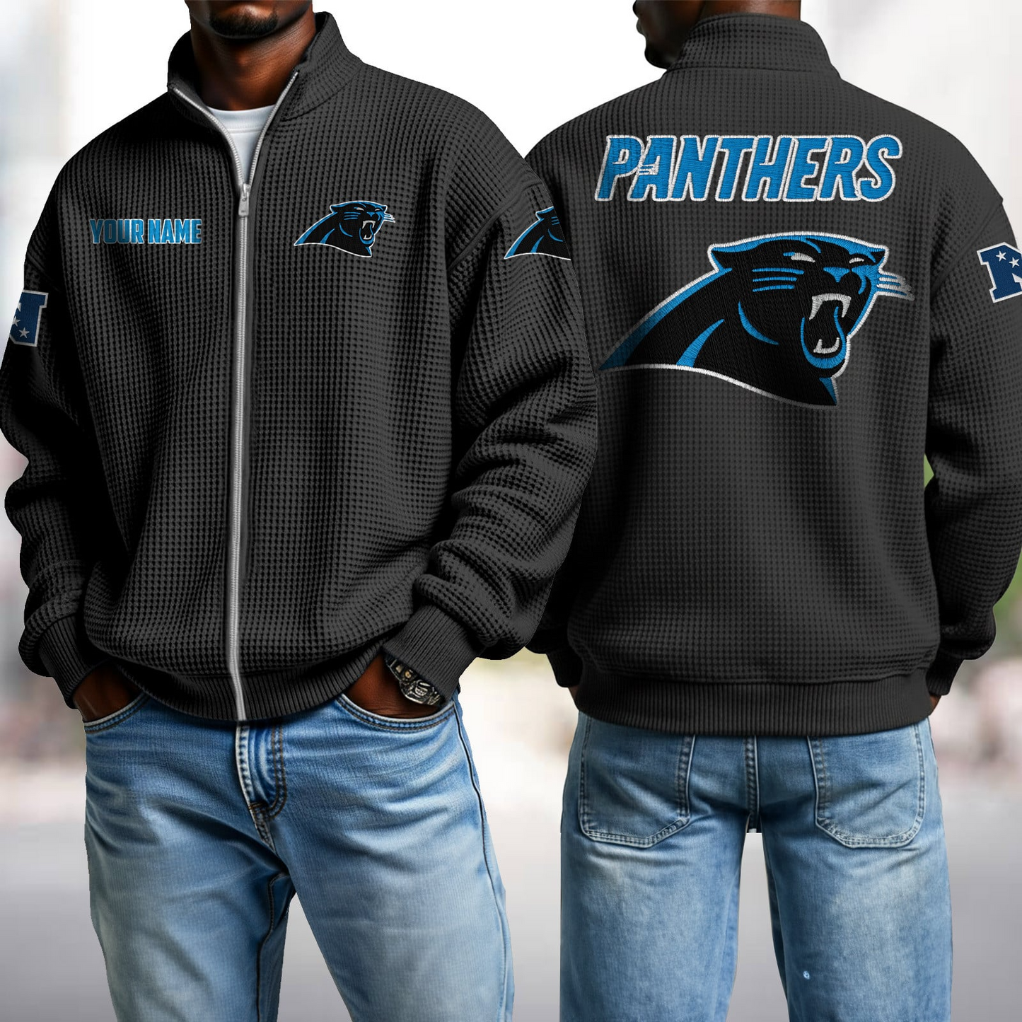 CAR x NFL Waffle Zip-Up Sweatshirt DatND DVT