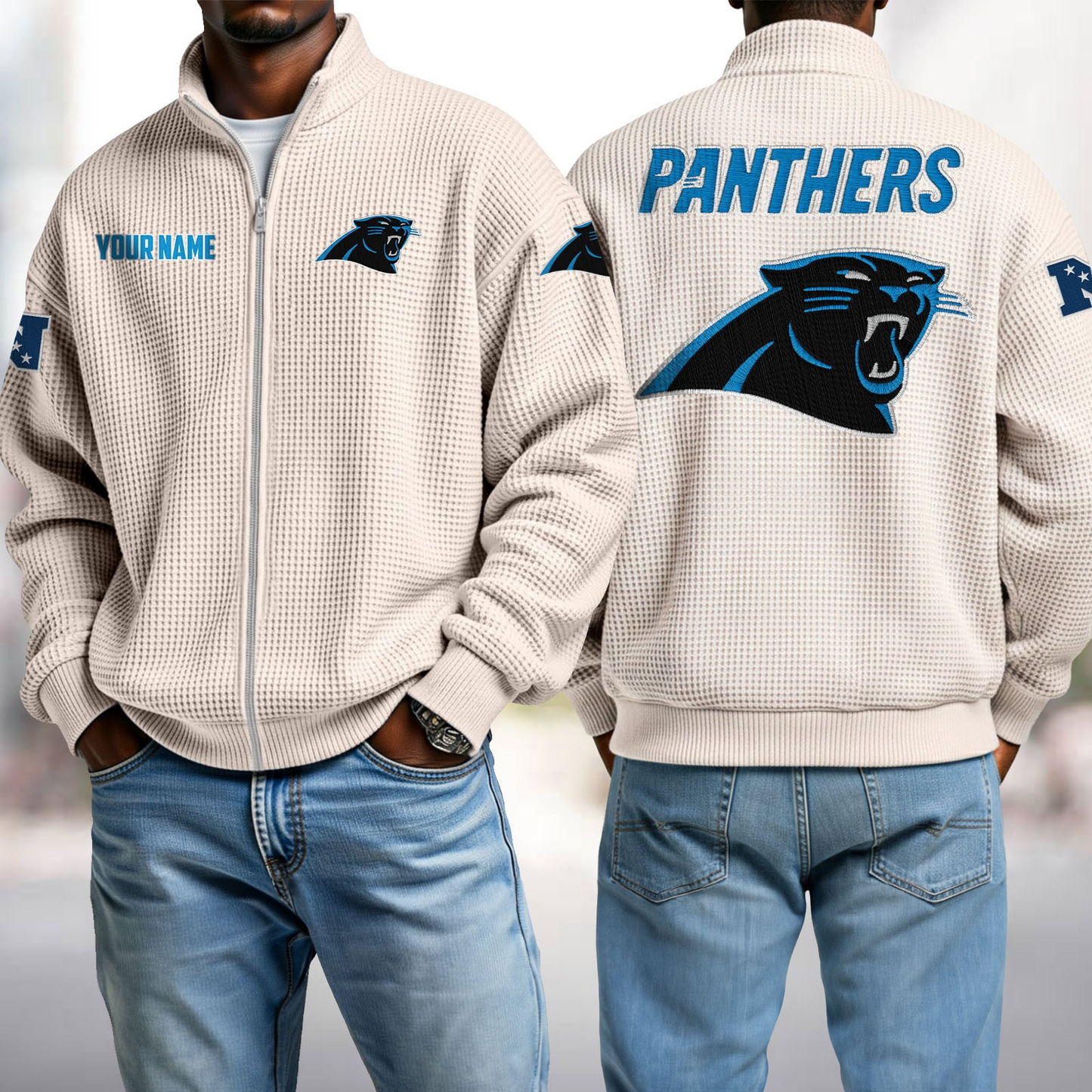 CAR x NFL Waffle Zip-Up Sweatshirt DatND DVT
