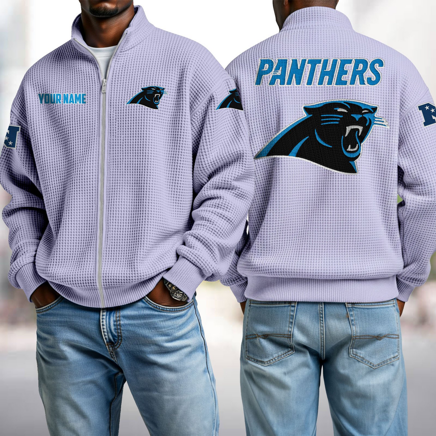 CAR x NFL Waffle Zip-Up Sweatshirt DatND DVT