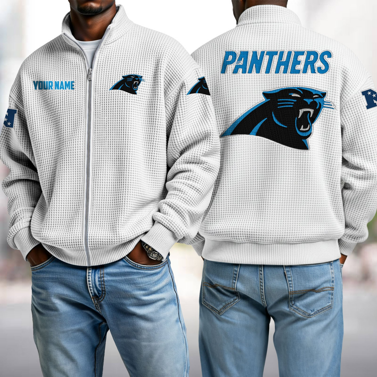 CAR x NFL Waffle Zip-Up Sweatshirt DatND DVT