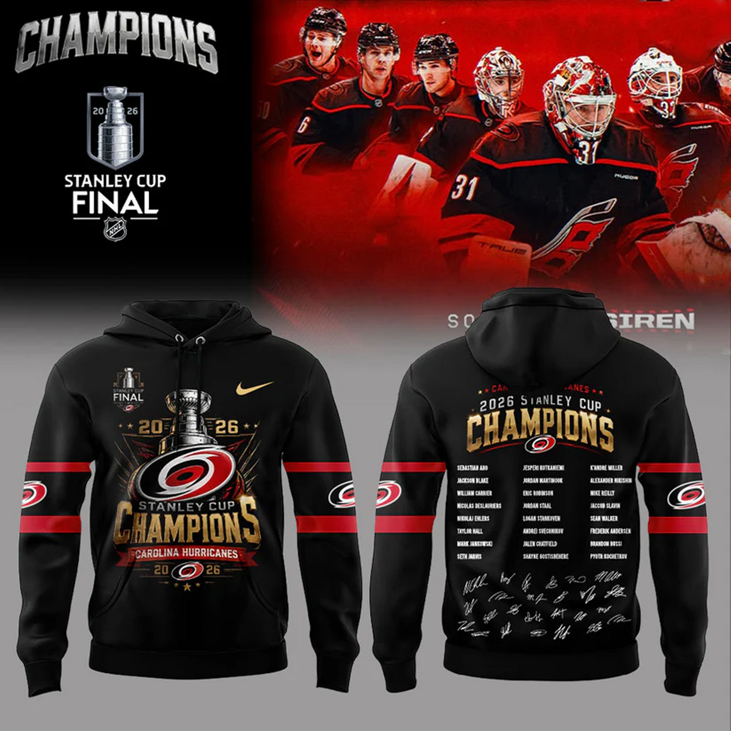 CAR x NHL 2026 Eastern Conference Champions Aparael V2 160626
