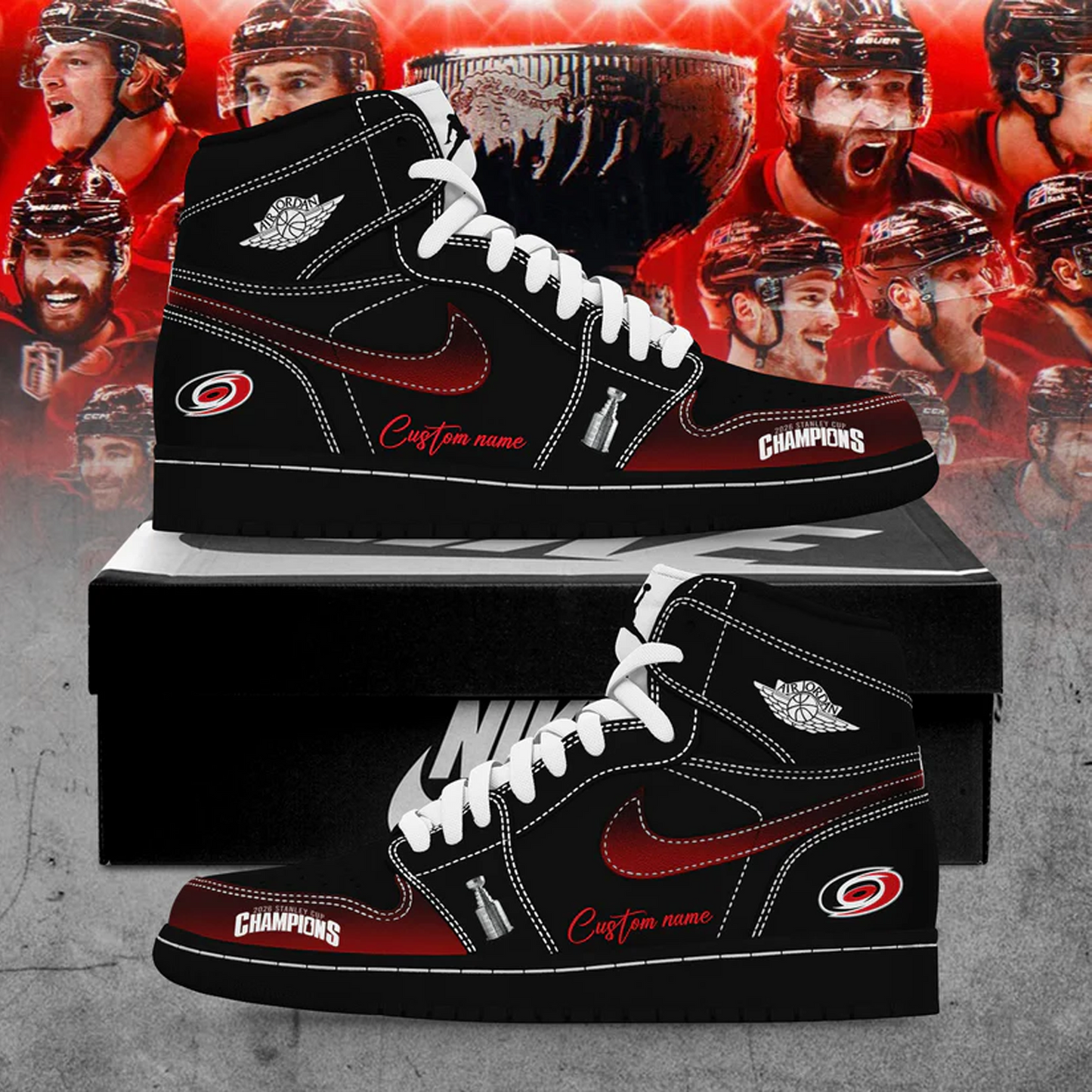 CAR x NHL 2026 Eastern Conference Champions AJ1 Shoes V2 160626