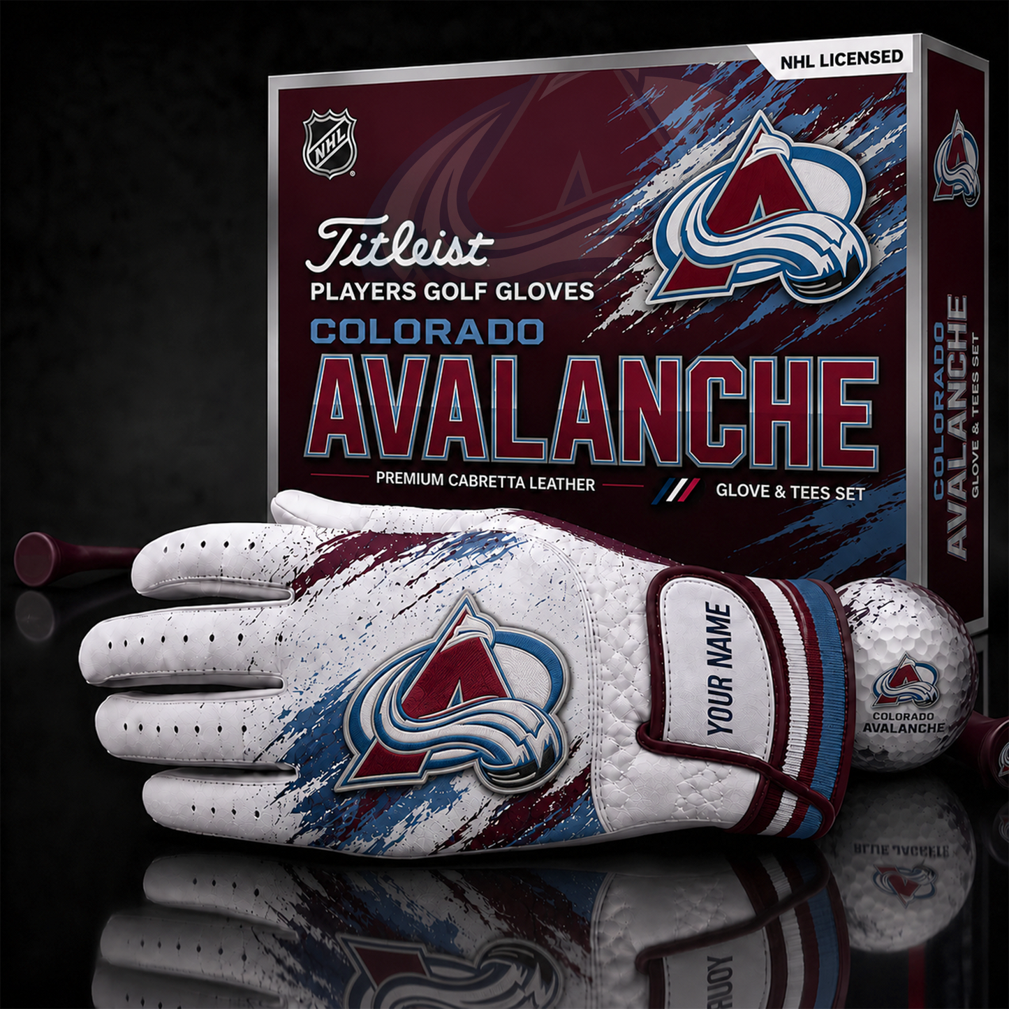 CA_LUXURY PERSONALIZED GOLF GLOVE SET LIMITED EDTION