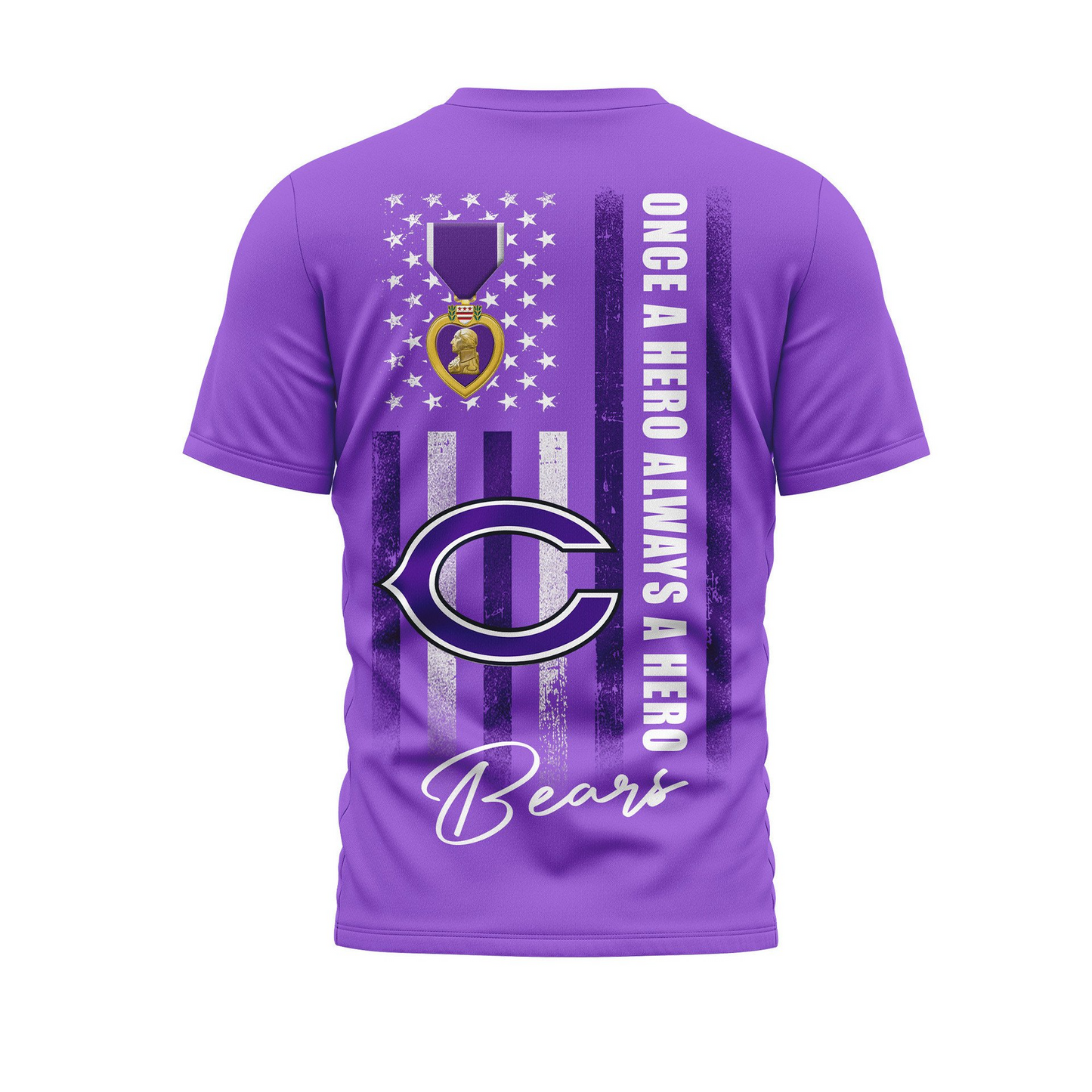 CB Premium National Purple Hear Day 3D Shirt  300626