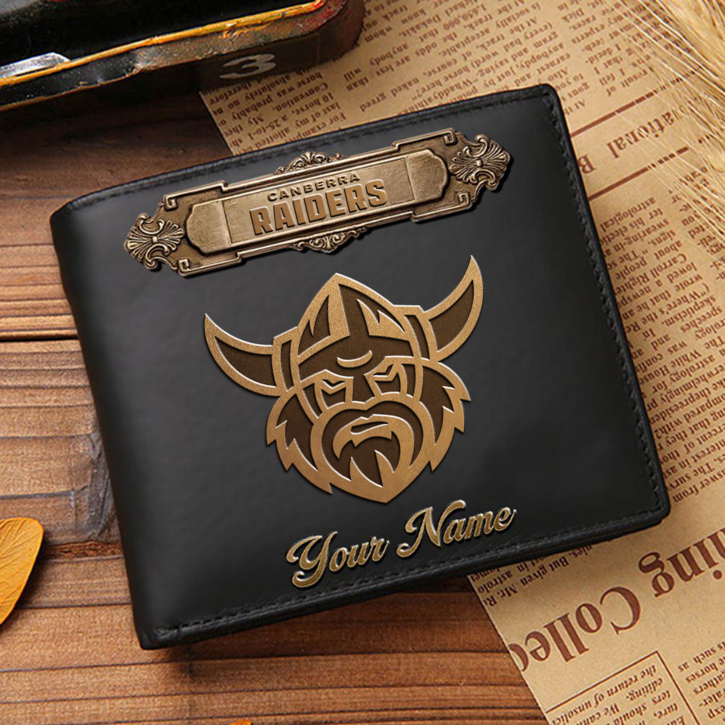 CBR x NRL Premium Leather Wallet - Personalized Edition DatND DVT