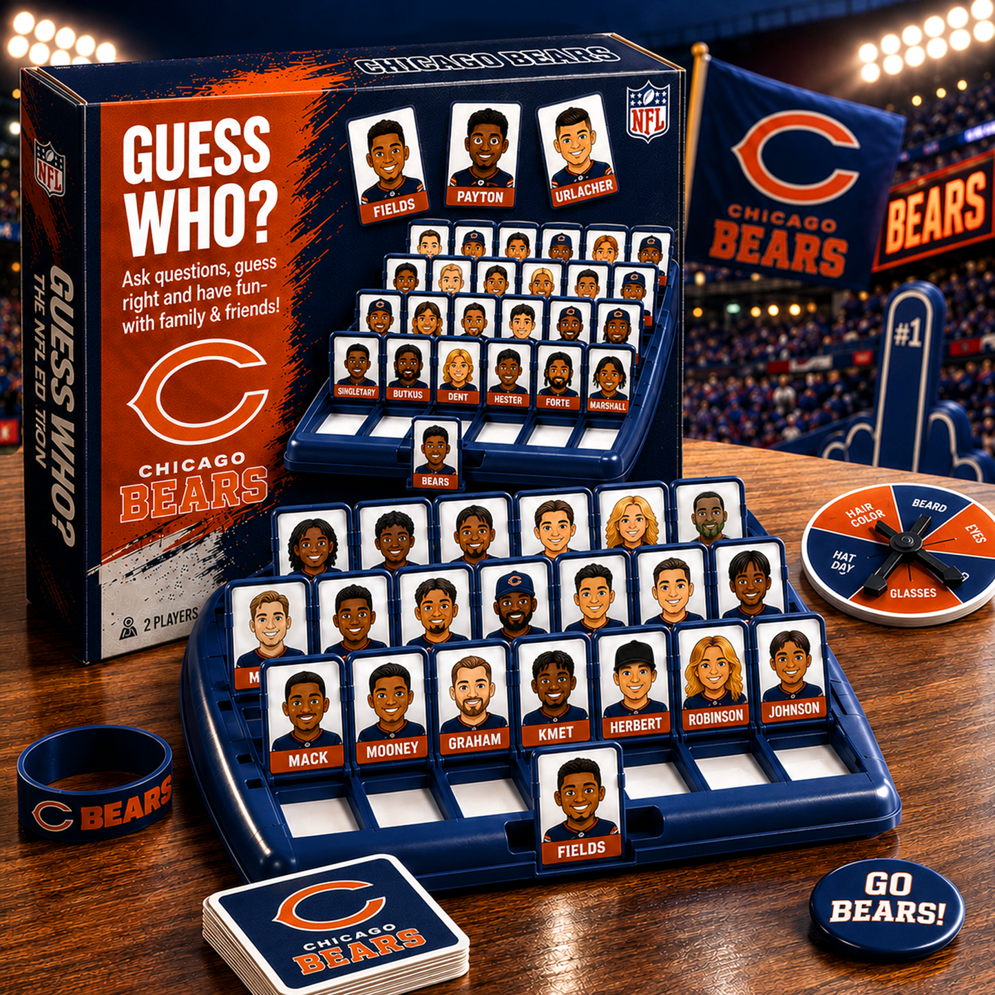 CB_NFL ELITE FAN GUESS WHO BOARD GAME Ã¢â‚¬â€œ COLLECTOR EDITION