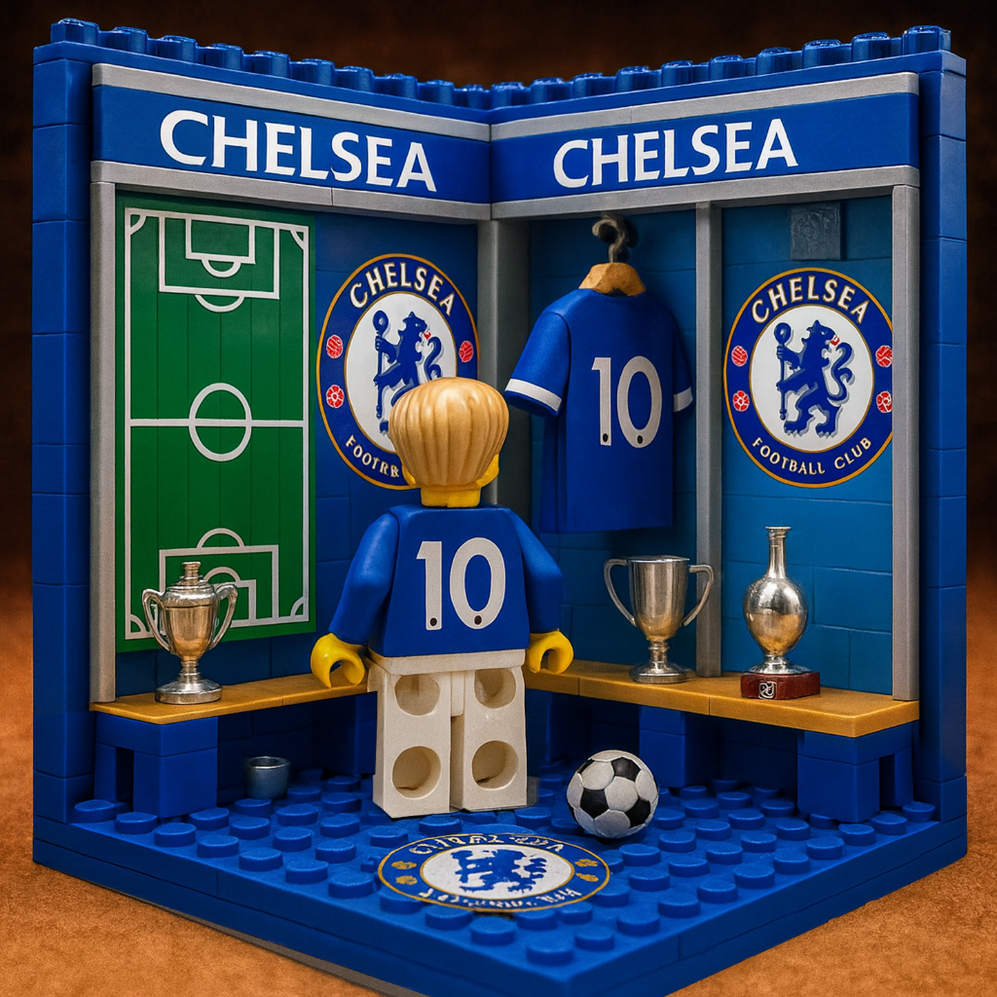 CHE x EPL Football Sports Room Block Set 211 DatND DVT