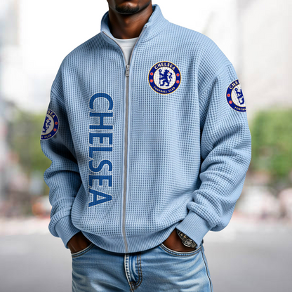 CHE x EPL Waffle Zip Up Sweatshirt 1911 DatND DVT