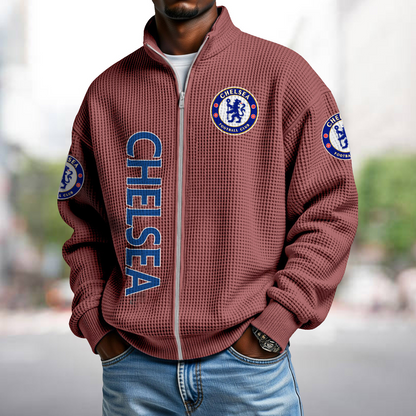 CHE x EPL Waffle Zip Up Sweatshirt 1911 DatND DVT