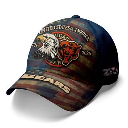 CHI Premium NFL 250th anniversary of America Cap DDT CTND