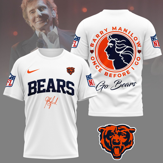 CHI Premium NFL Barry Manilow Fan Shirt DDT CTND