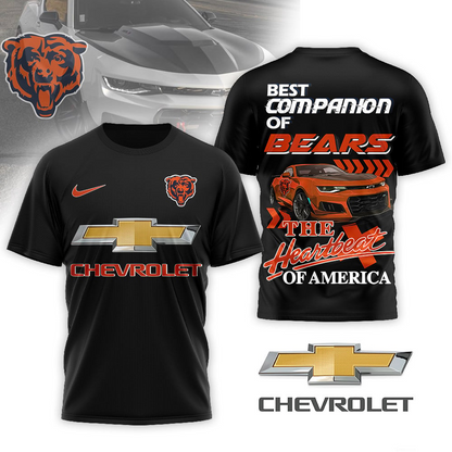 CHI Premium NFL Chevrolet 3D Shirt DDT CTND