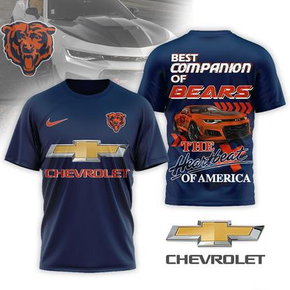 CHI Premium NFL Chevrolet 3D Shirt DDT CTND