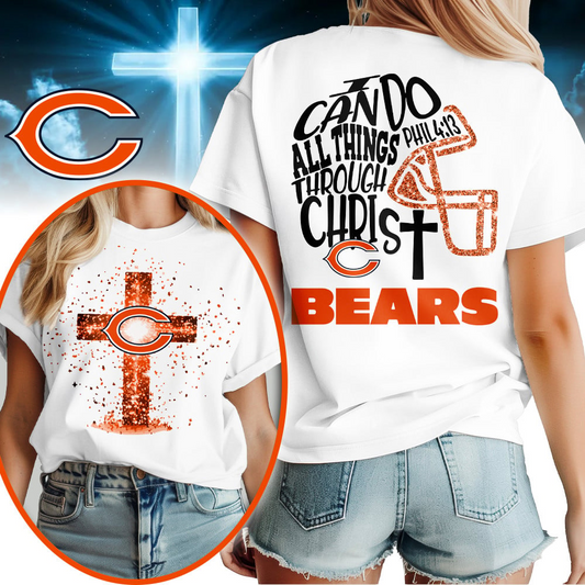 CHI Premium NFL Christian Football 3D Shirt DDT CTND