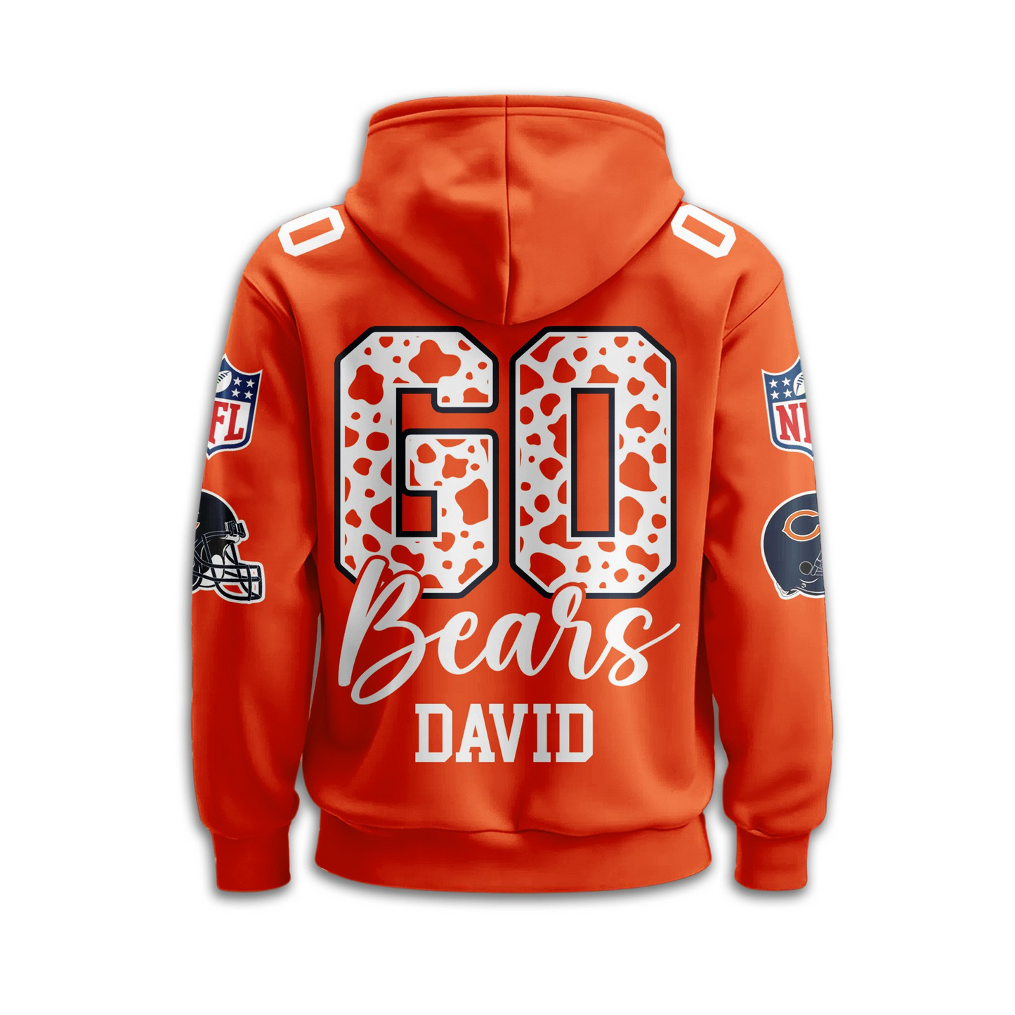 CHI Premium NFL Custom Game Day Hoodie DDT NTL