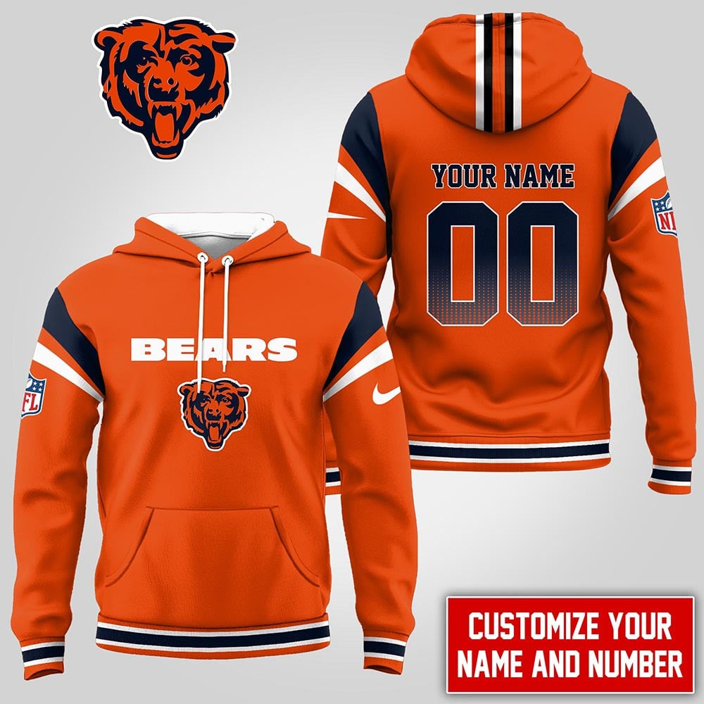 CHI Premium NFL Customized Hoodie DDT NTL