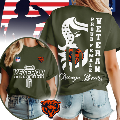 CHI Premium NFL Female Veteran 3D Shirt DDT HLPHUONG