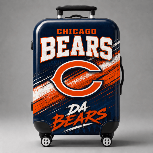 CHI Premium NFL Game Day Football Fan Luggage Cover 1706
