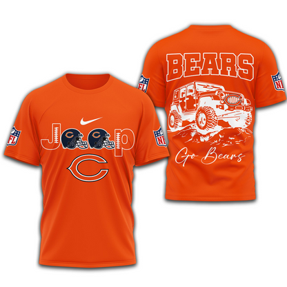 CHI Premium NFL Jeep 3D Shirt DDT 101125 NTL